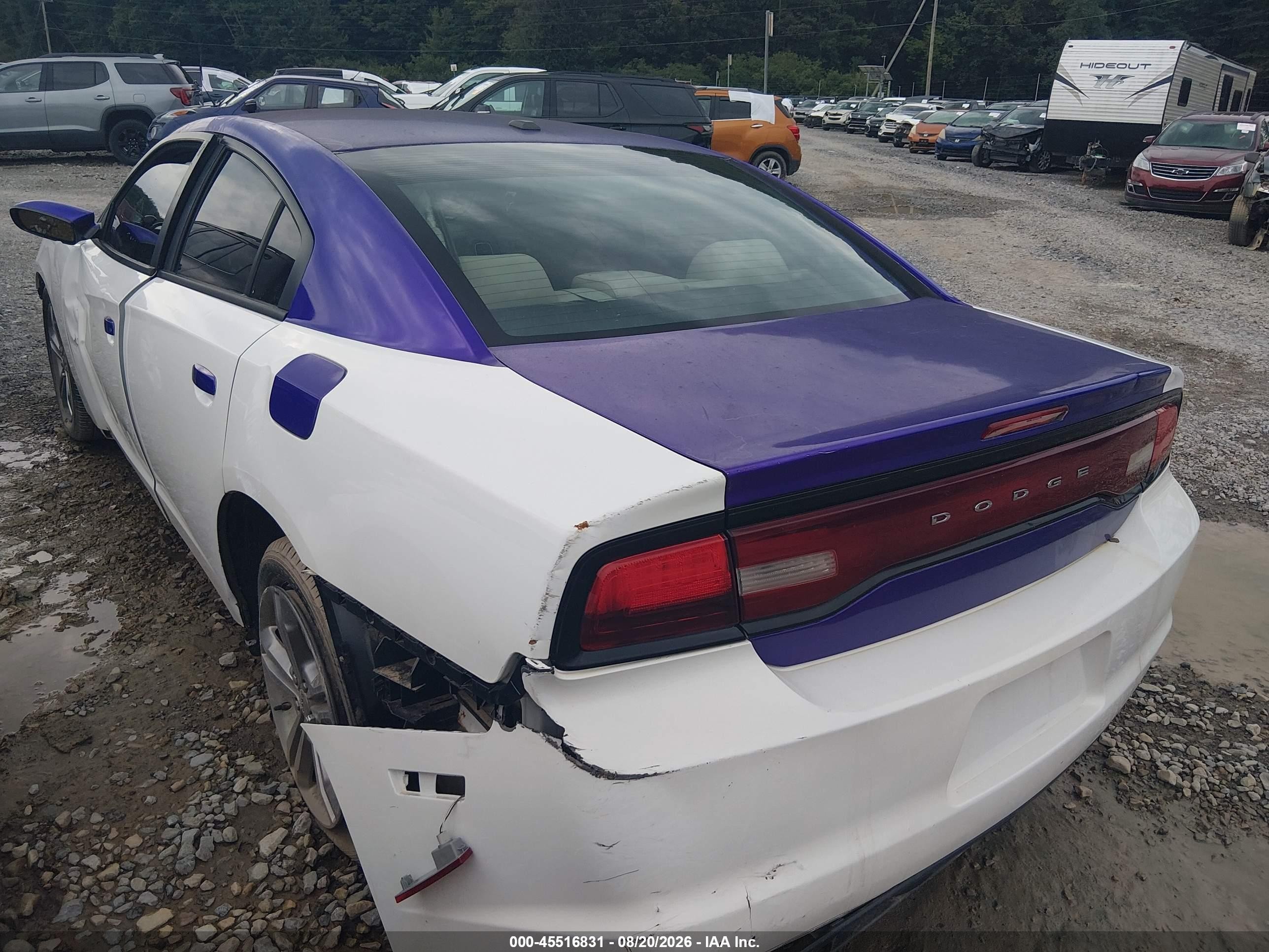 2014 Dodge Charger Sxt White vin: 2C3CDXJG5EH372298