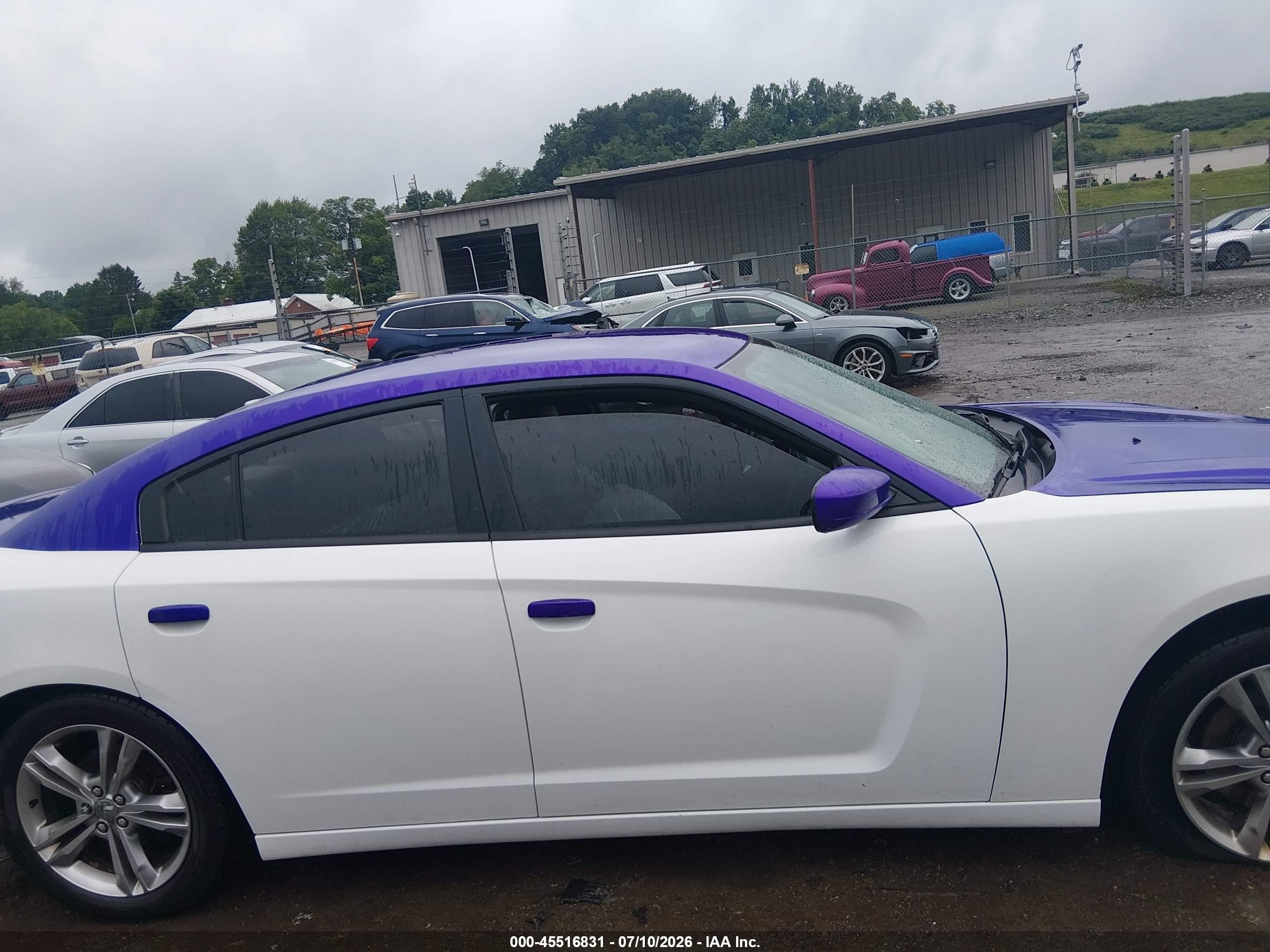2014 Dodge Charger Sxt White vin: 2C3CDXJG5EH372298