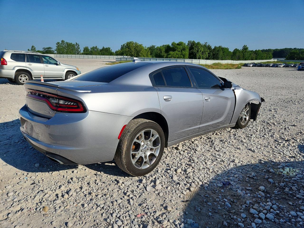2015 Dodge Charger Sxt Gray vin: 2C3CDXJG5FH742361