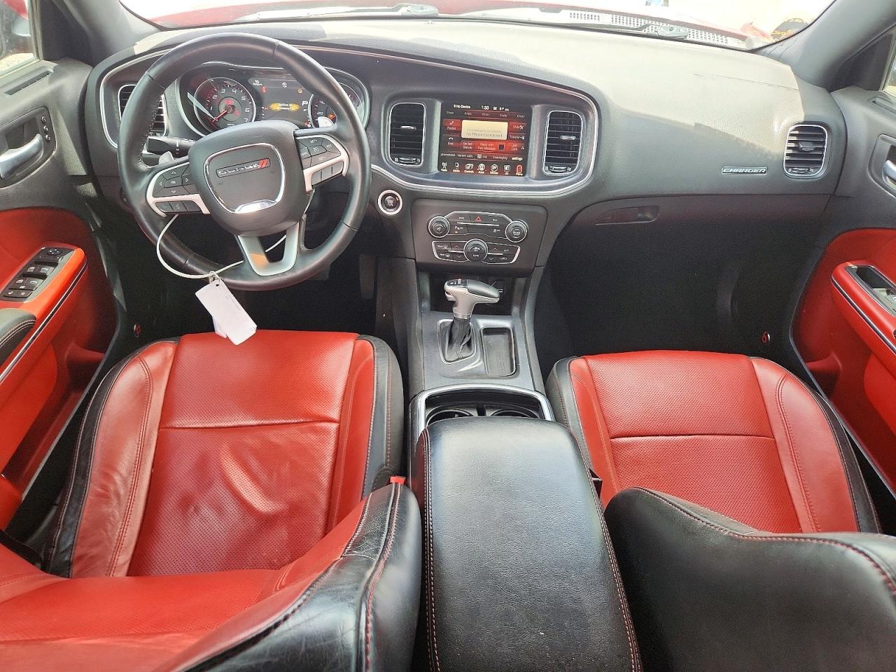 2015 Dodge Charger Sxt Red vin: 2C3CDXJG5FH748824