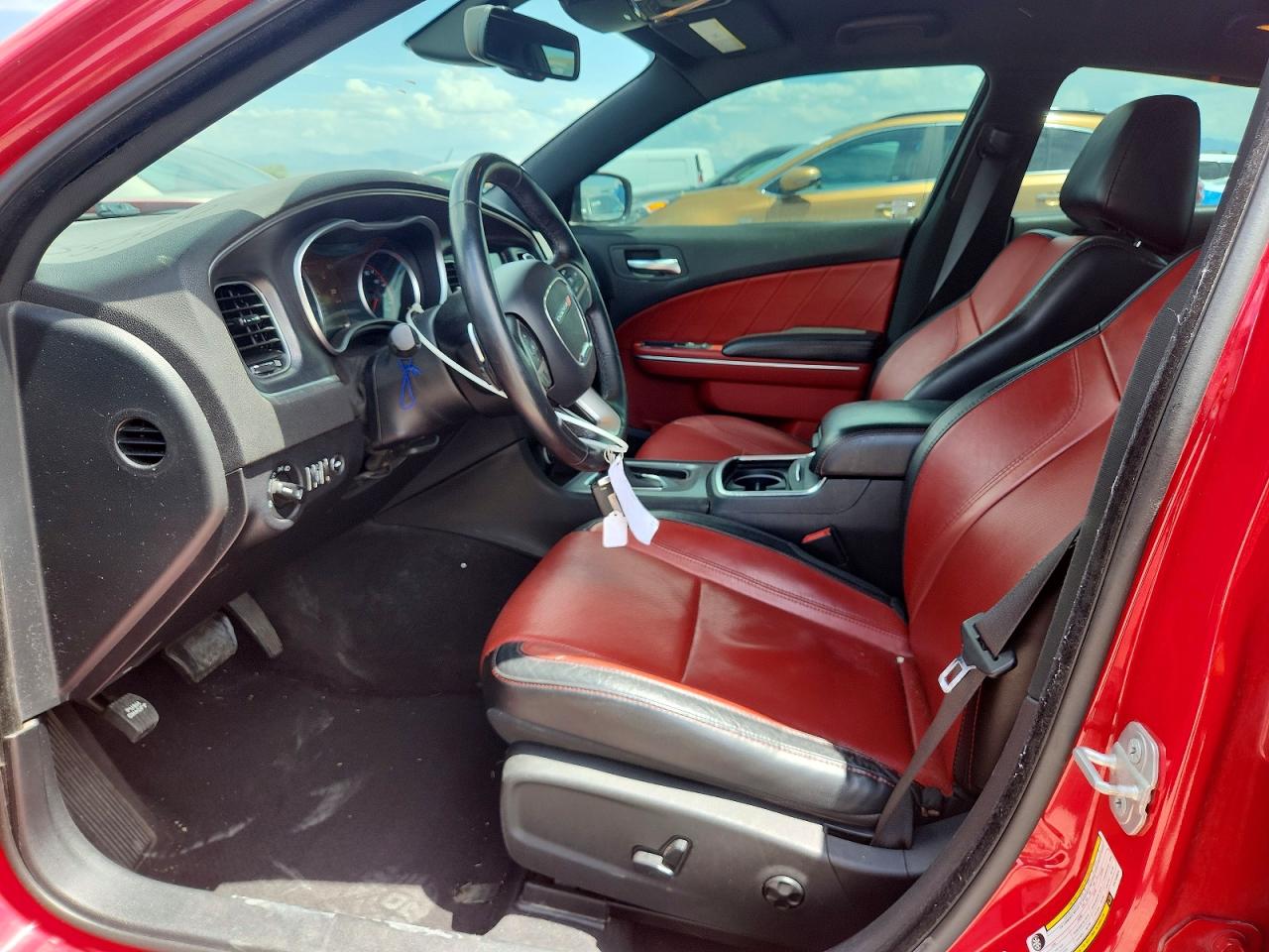 2015 Dodge Charger Sxt Red vin: 2C3CDXJG5FH748824