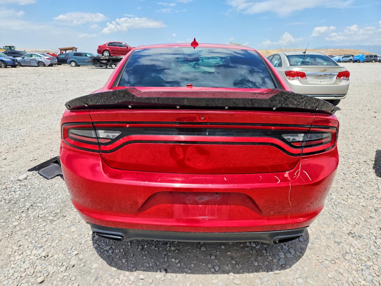 2015 Dodge Charger Sxt Red vin: 2C3CDXJG5FH748824
