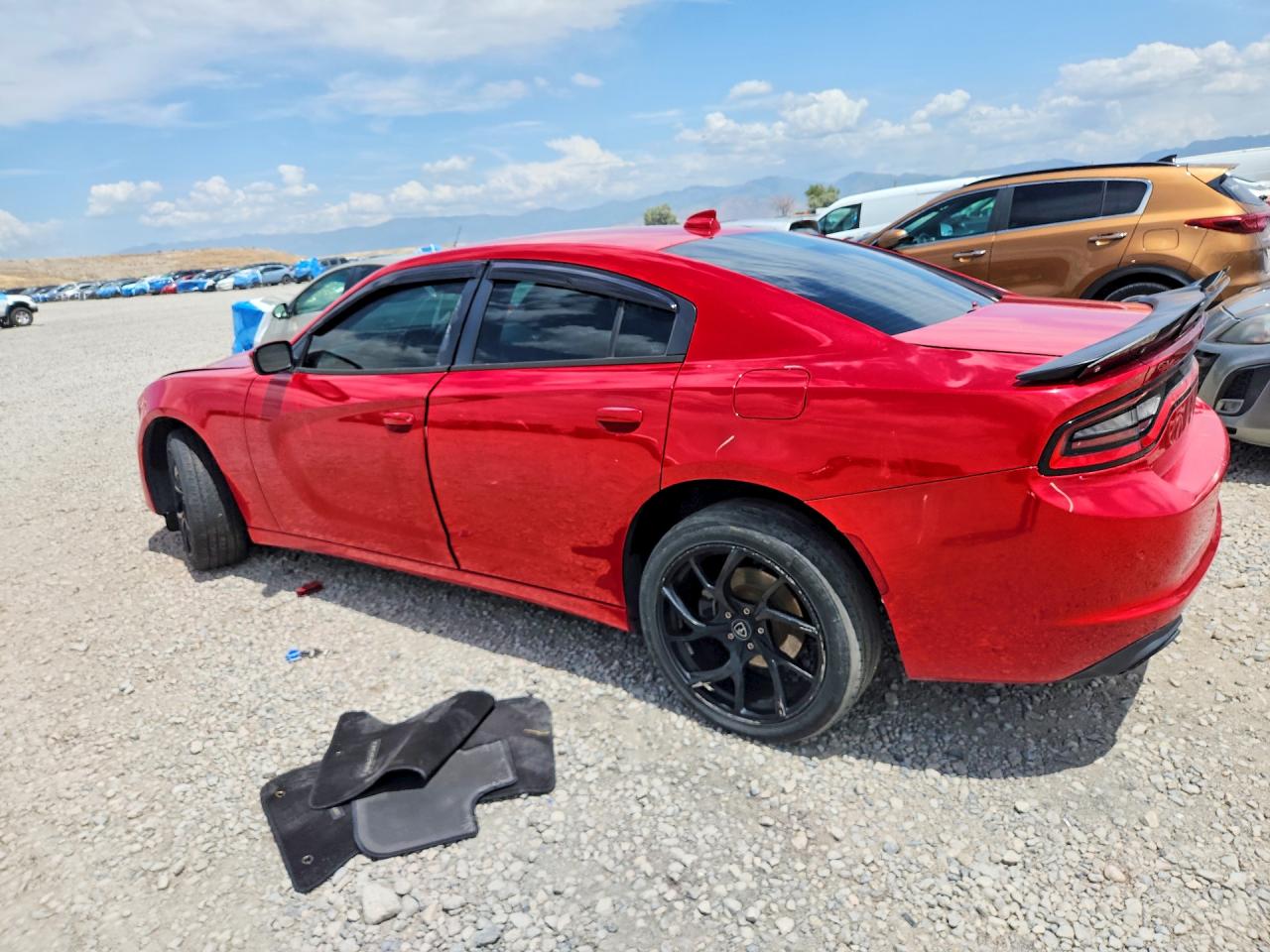 2015 Dodge Charger Sxt Red vin: 2C3CDXJG5FH748824