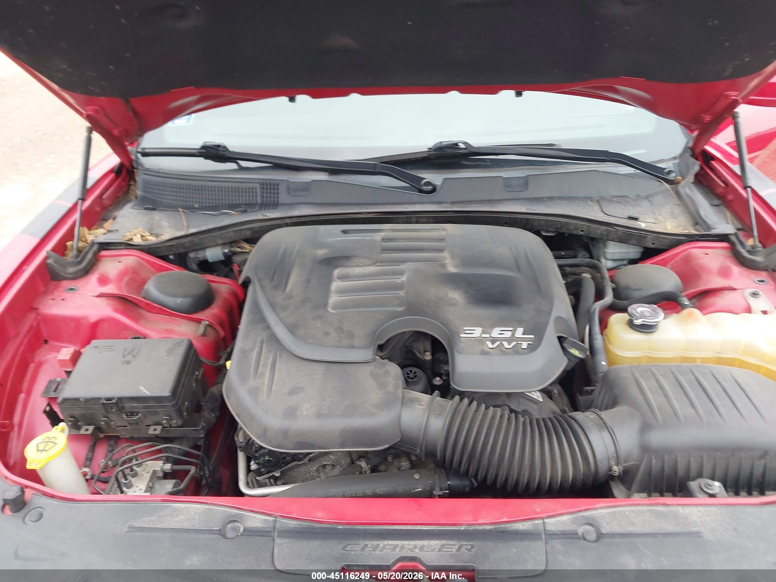 2015 Dodge Charger Sxt Red vin: 2C3CDXJG5FH848650