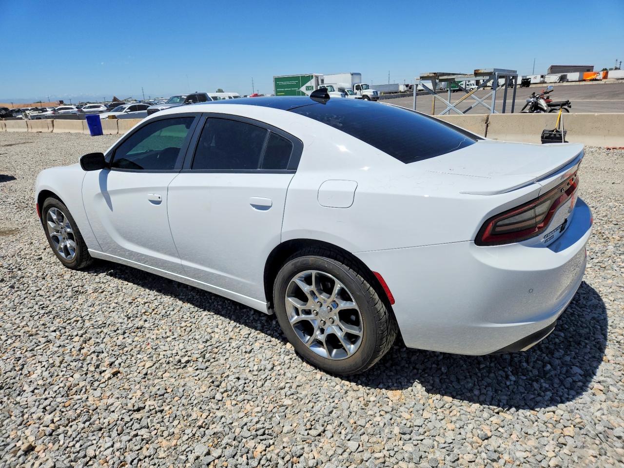 2015 Dodge Charger Sxt White vin: 2C3CDXJG5FH905221