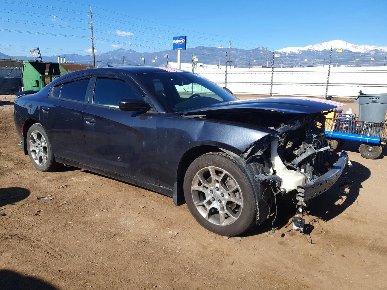 2017 Dodge Charger Sxt Gray vin: 2C3CDXJG5HH515870