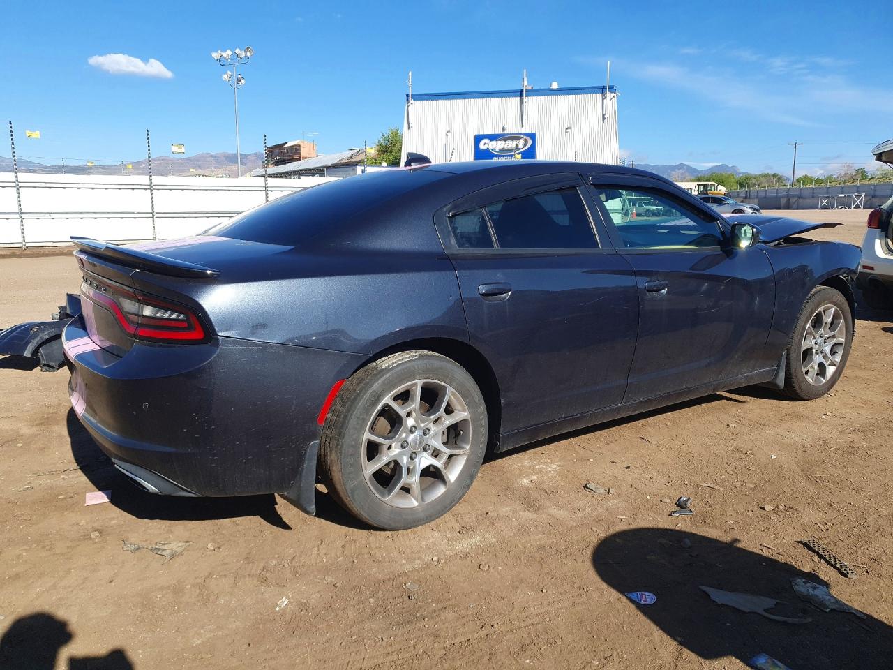 2017 Dodge Charger Sxt Gray vin: 2C3CDXJG5HH515870
