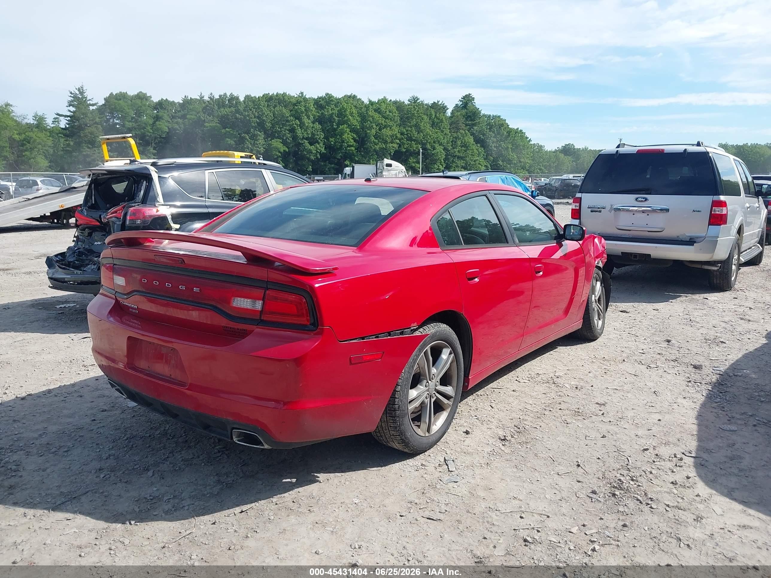 2013 Dodge Charger Sxt Plus Red vin: 2C3CDXJG6DH528654