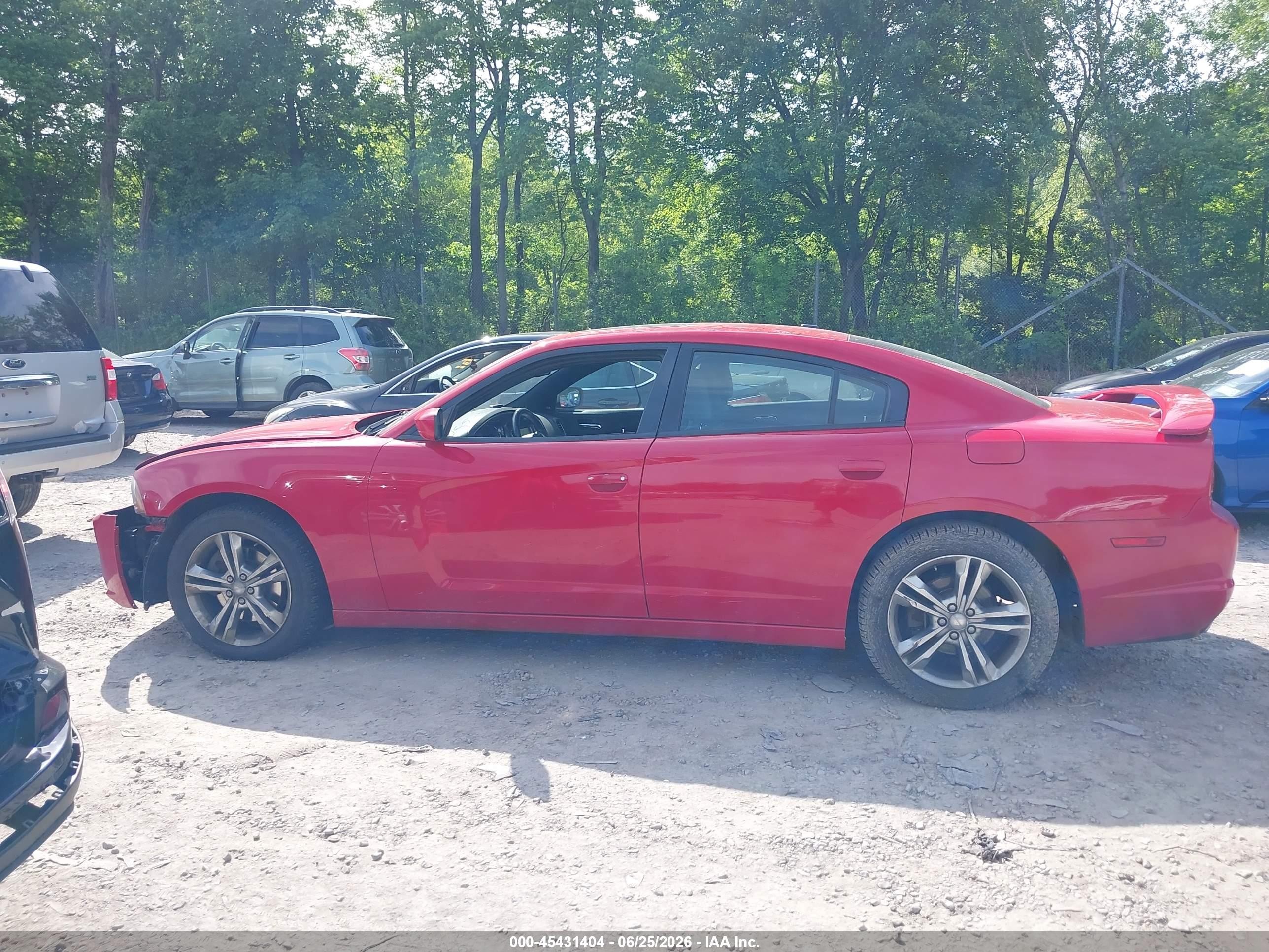 2013 Dodge Charger Sxt Plus Red vin: 2C3CDXJG6DH528654