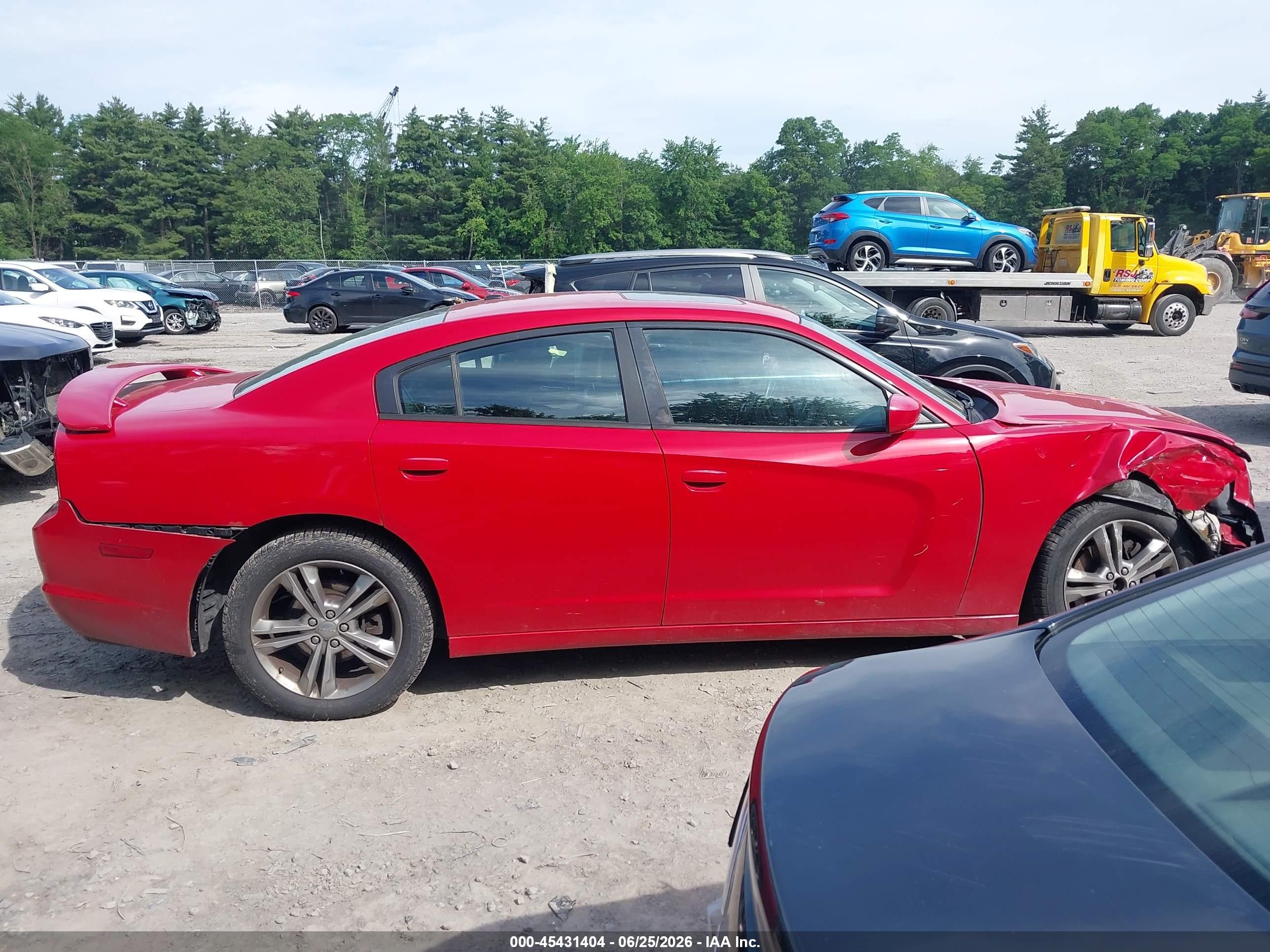 2013 Dodge Charger Sxt Plus Red vin: 2C3CDXJG6DH528654