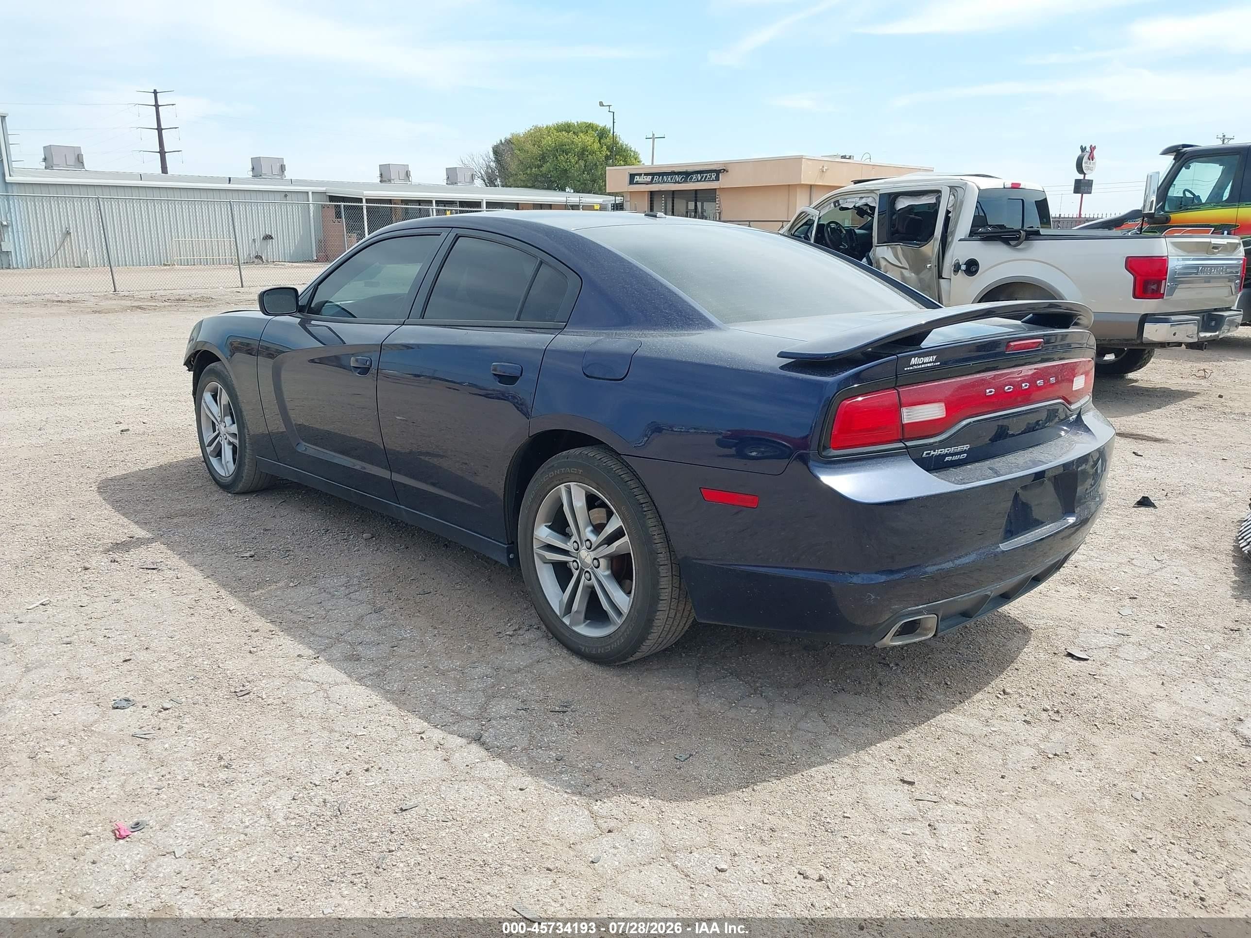 2014 Dodge Charger Sxt Blue vin: 2C3CDXJG6EH159618