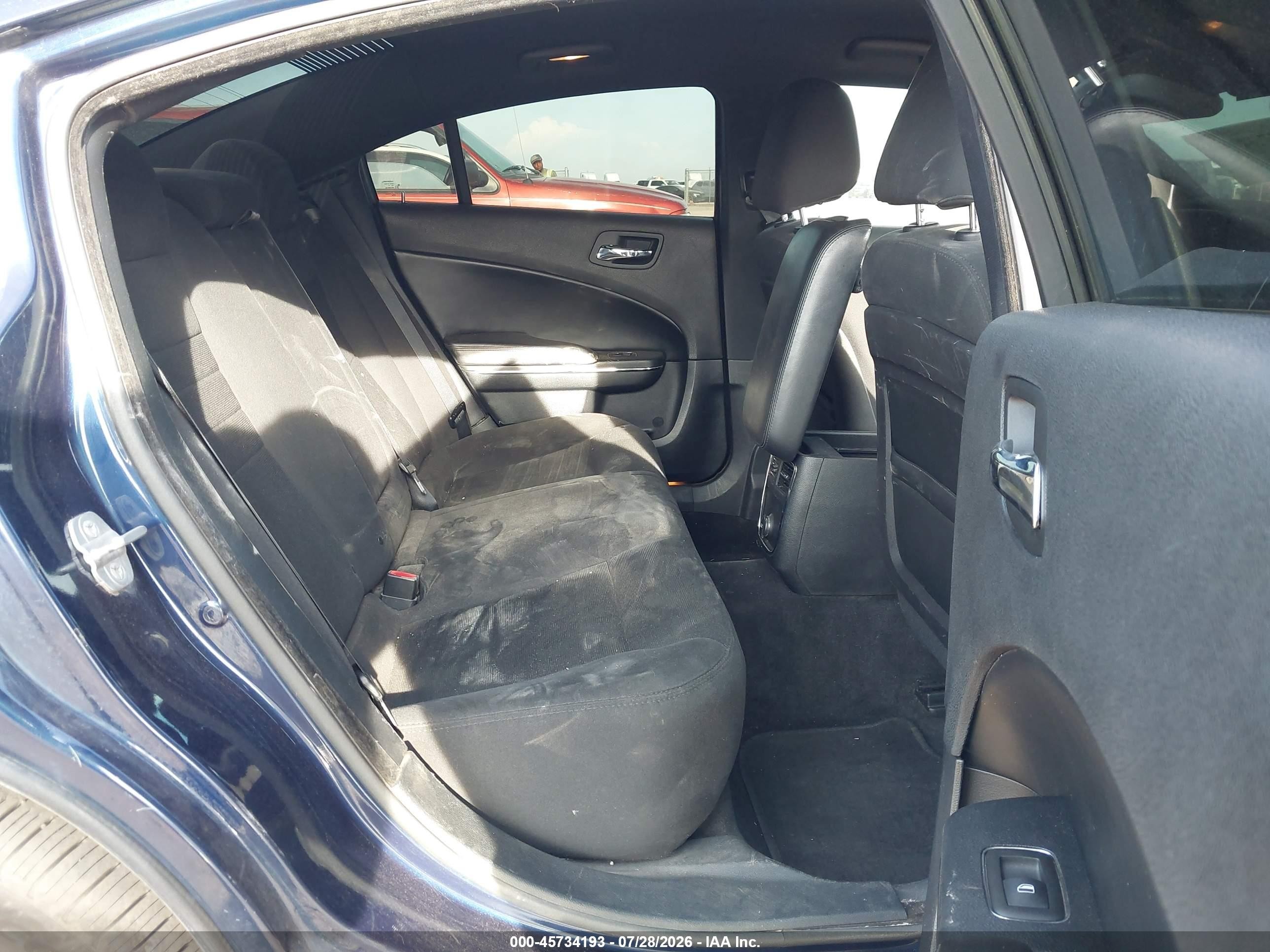 2014 Dodge Charger Sxt Blue vin: 2C3CDXJG6EH159618