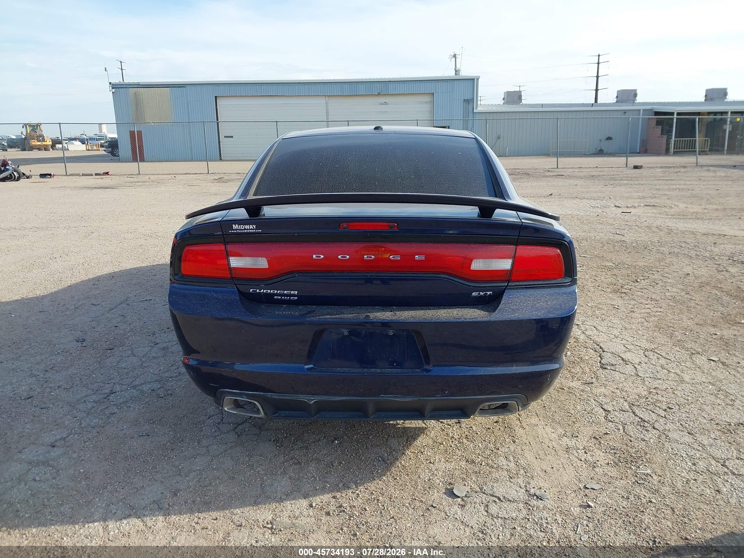 2014 Dodge Charger Sxt Blue vin: 2C3CDXJG6EH159618