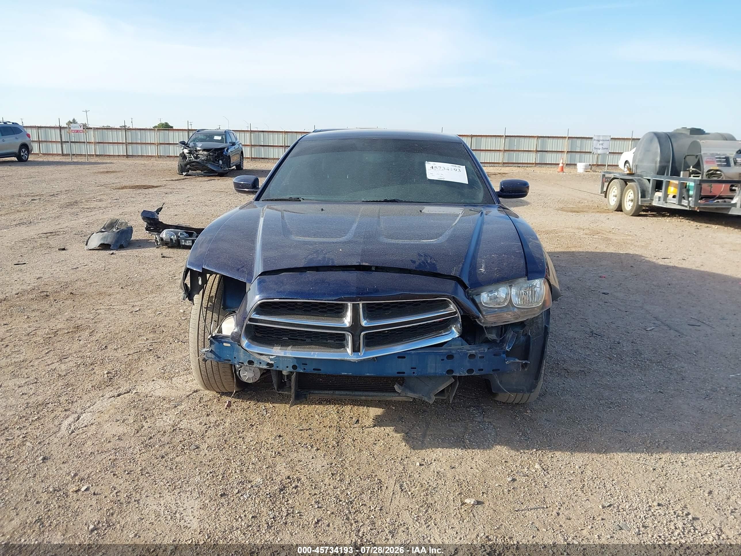2014 Dodge Charger Sxt Blue vin: 2C3CDXJG6EH159618