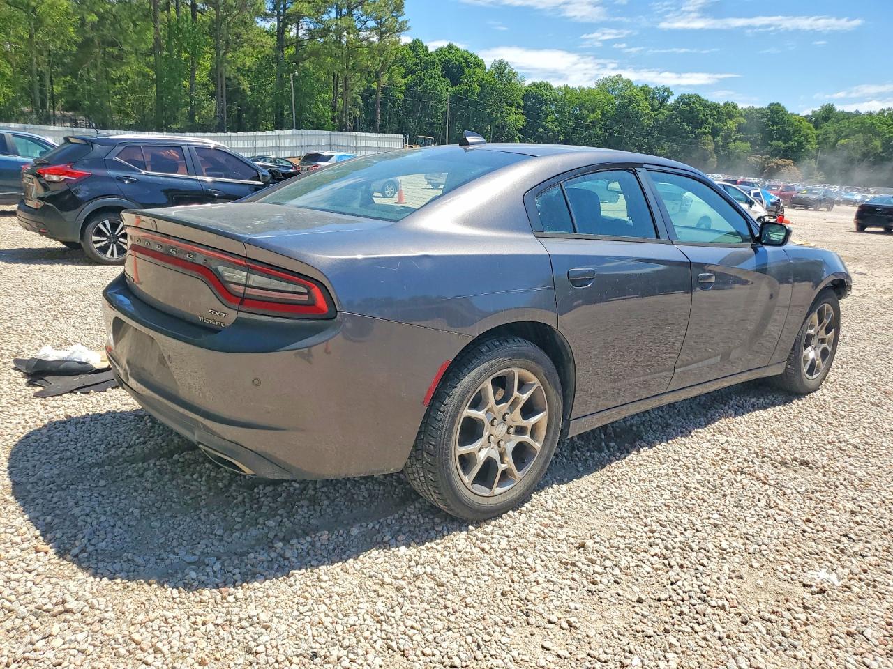 2015 Dodge Charger Sxt Gray vin: 2C3CDXJG6FH817908