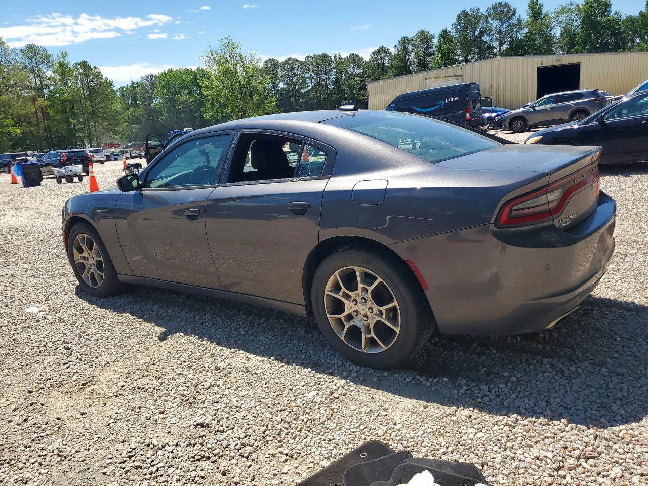 2015 Dodge Charger Sxt Gray vin: 2C3CDXJG6FH817908