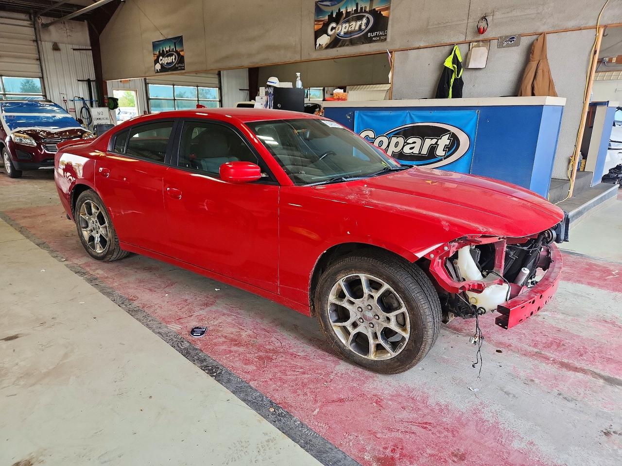 2015 Dodge Charger Sxt Red vin: 2C3CDXJG6FH881544