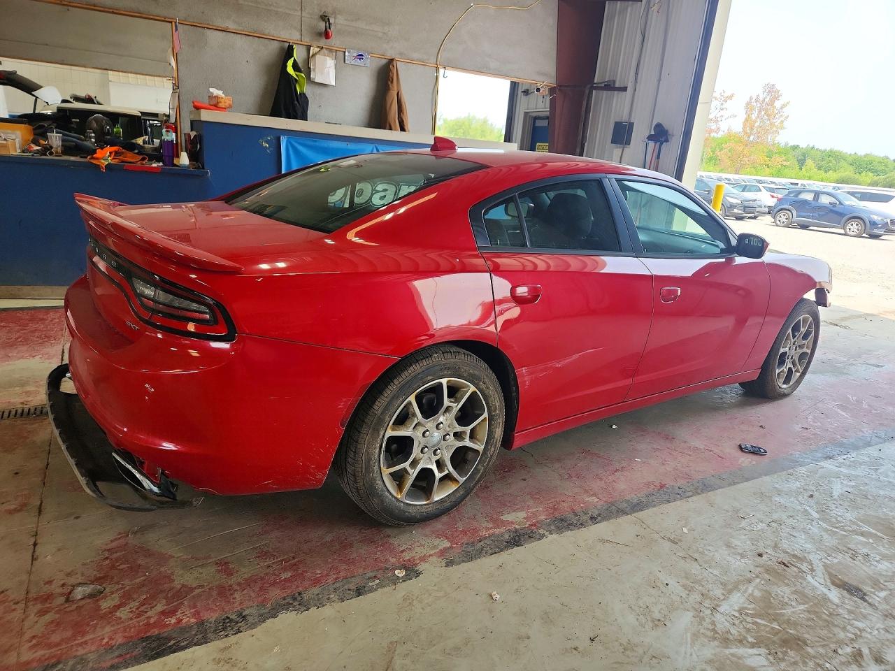 2015 Dodge Charger Sxt Red vin: 2C3CDXJG6FH881544