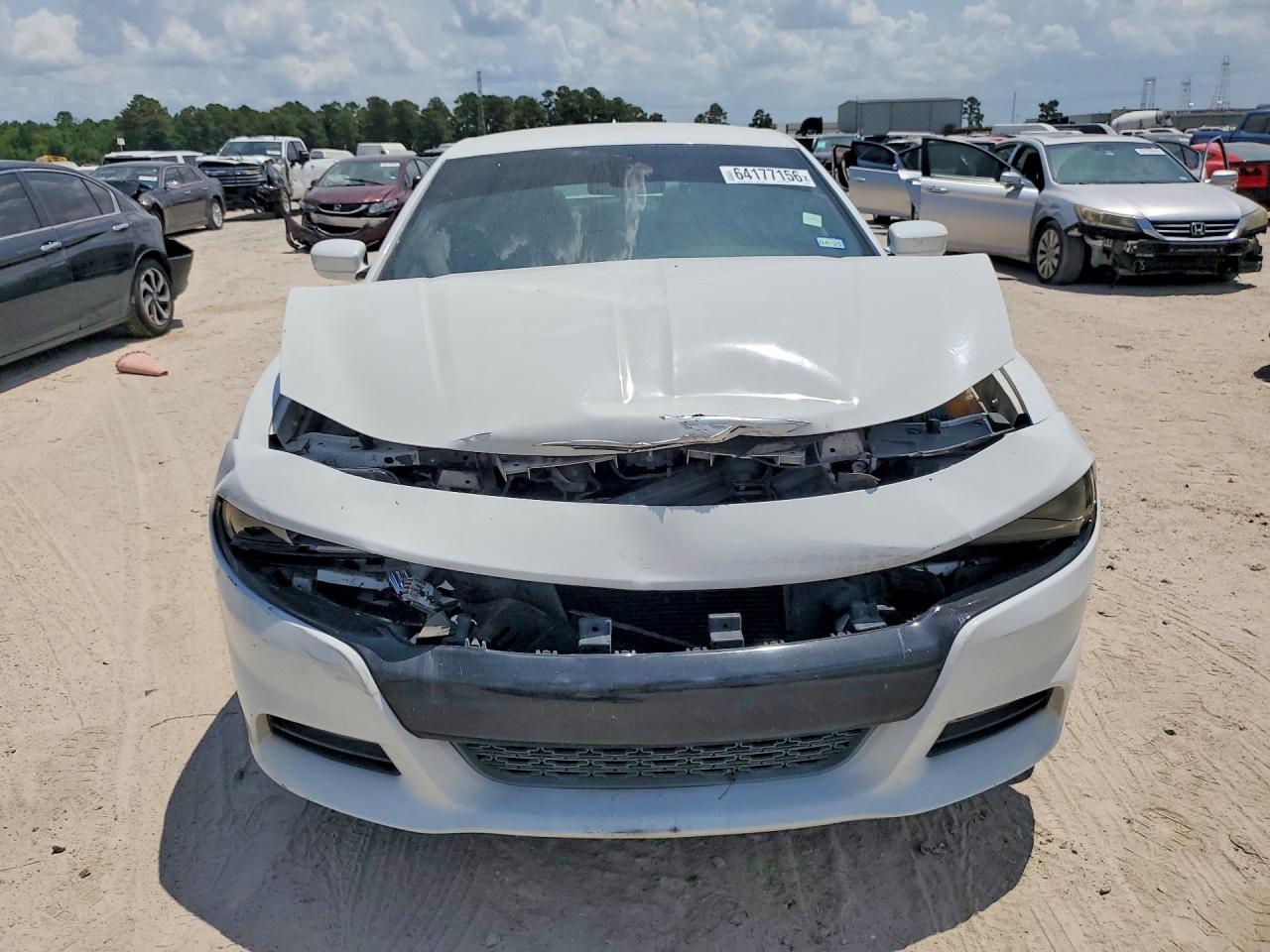 2015 Dodge Charger Sxt White vin: 2C3CDXJG6FH886937