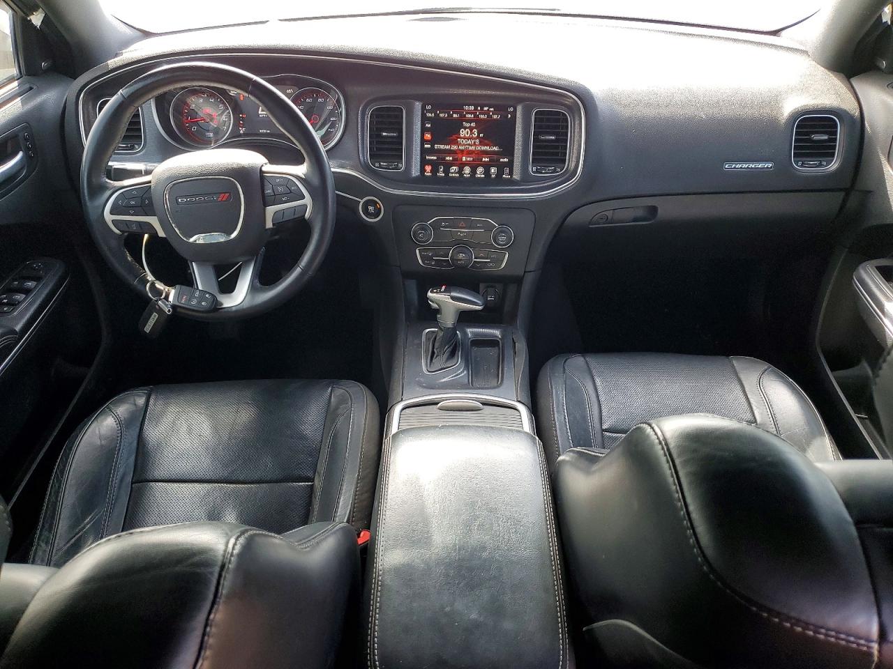 2015 Dodge Charger Sxt White vin: 2C3CDXJG6FH891457