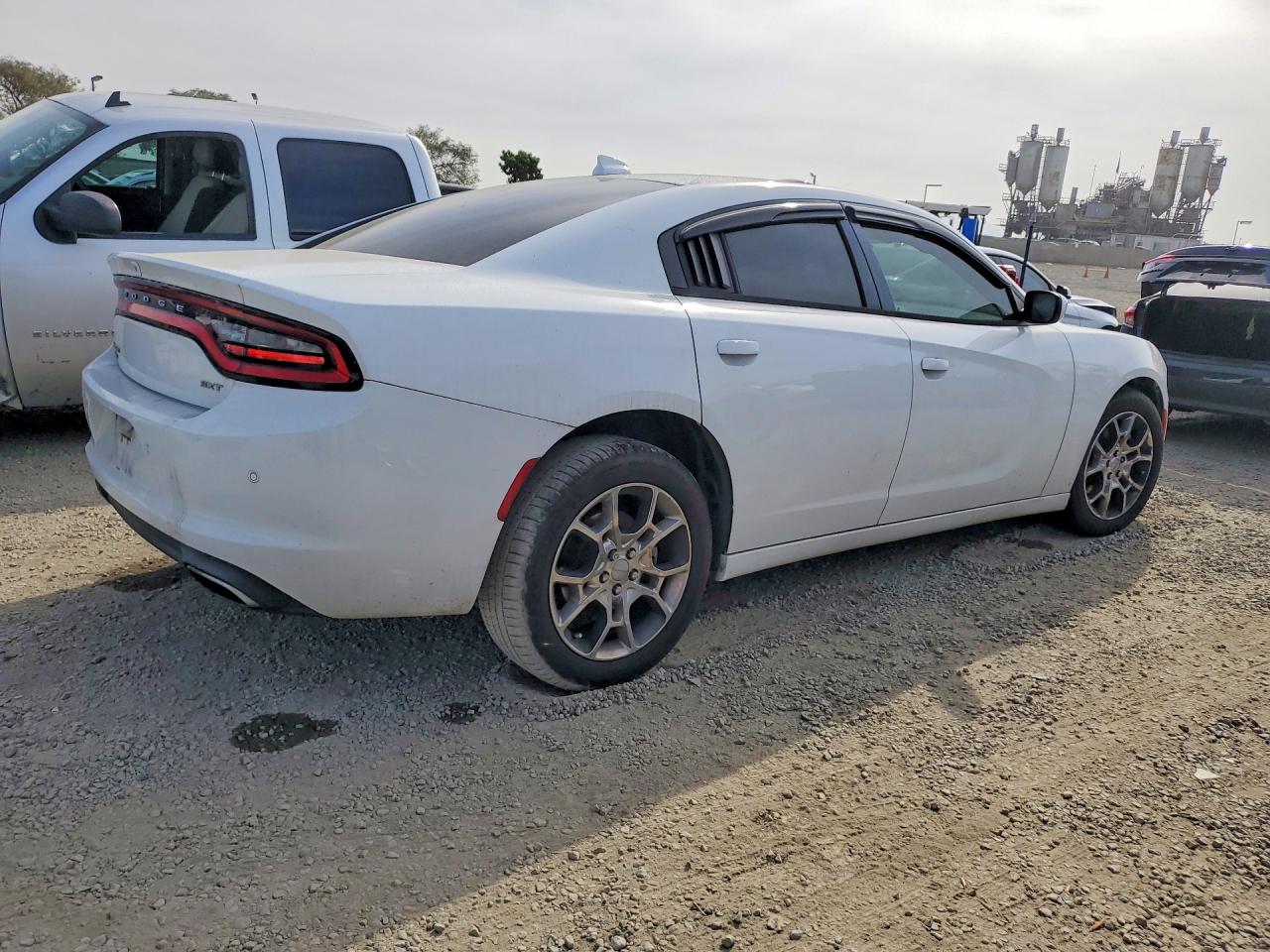2015 Dodge Charger Sxt White vin: 2C3CDXJG6FH891457