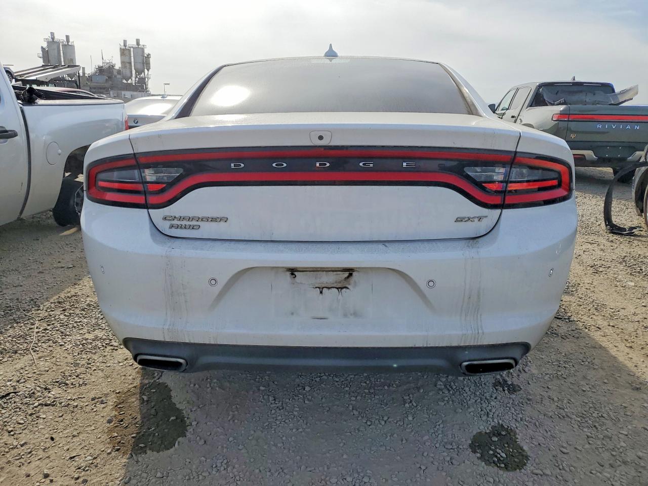 2015 Dodge Charger Sxt White vin: 2C3CDXJG6FH891457