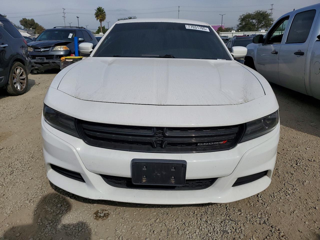 2015 Dodge Charger Sxt White vin: 2C3CDXJG6FH891457