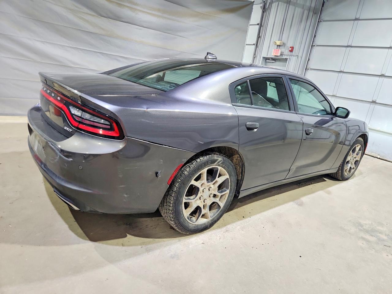 2015 Dodge Charger Sxt Gray vin: 2C3CDXJG6FH891510
