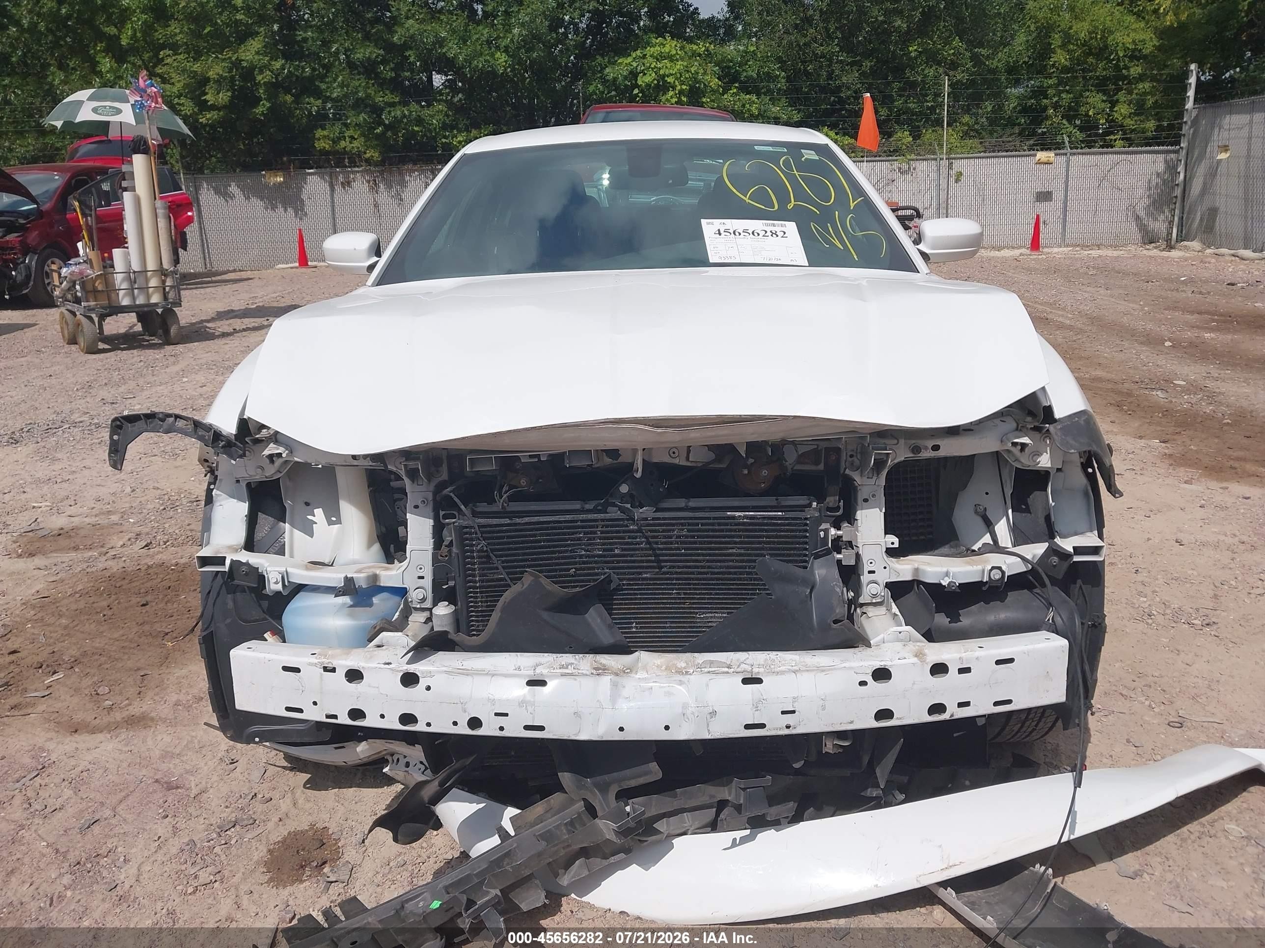 2015 Dodge Charger Sxt White vin: 2C3CDXJG6FH919760