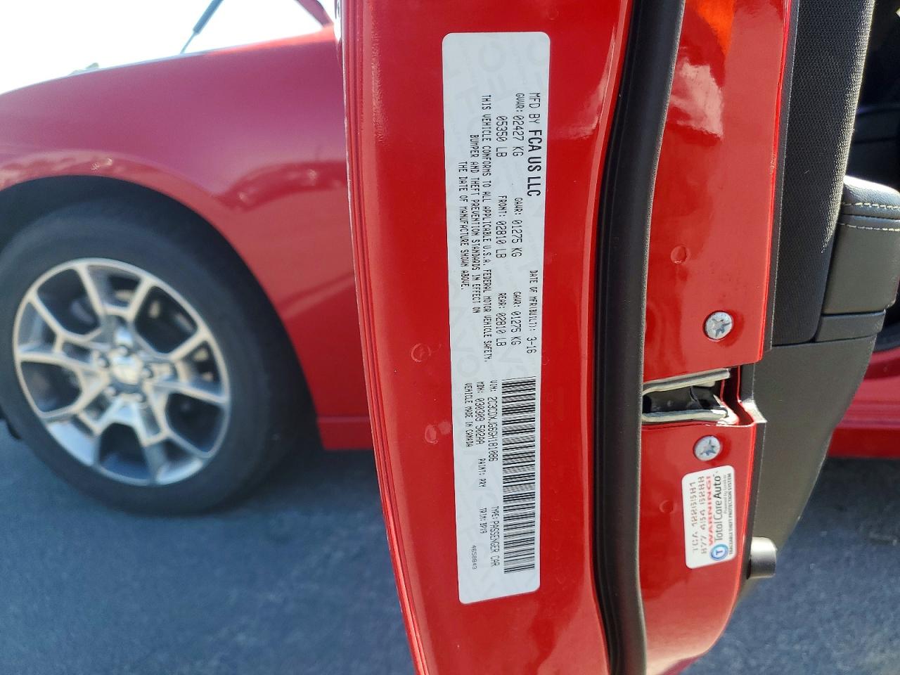 2016 Dodge Charger Sxt Красный vin: 2C3CDXJG6GH181086