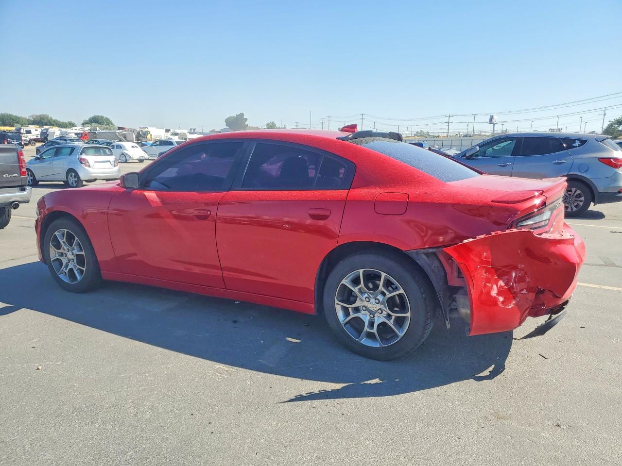 2016 Dodge Charger Sxt Красный vin: 2C3CDXJG6GH181086