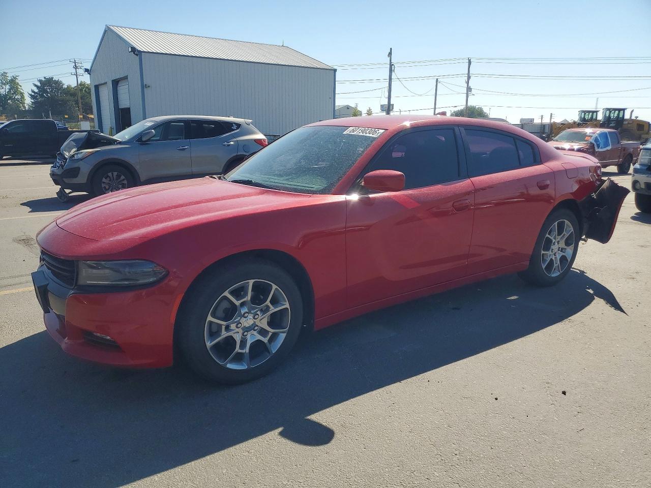 2016 Dodge Charger Sxt Red vin: 2C3CDXJG6GH181086