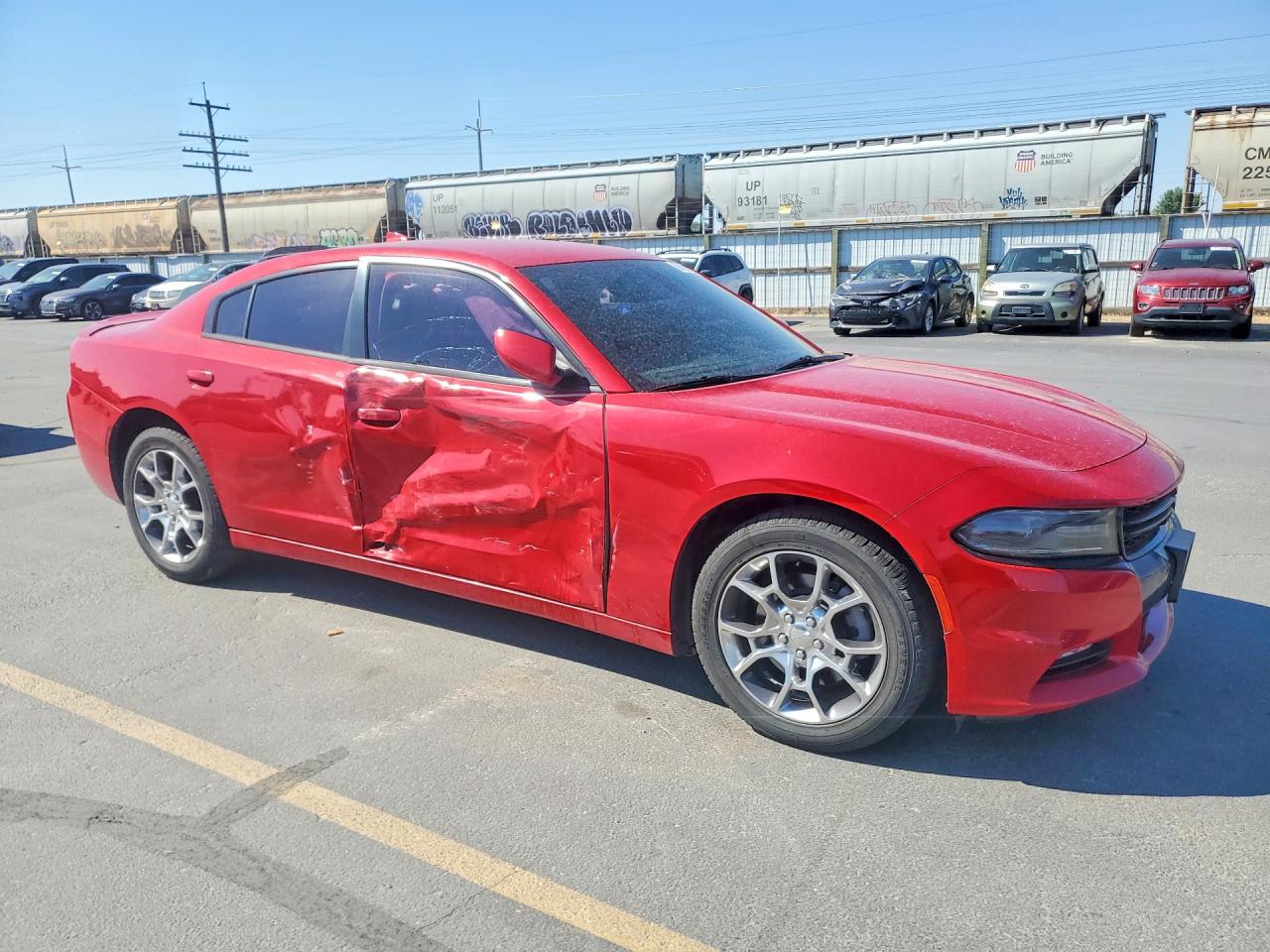 2016 Dodge Charger Sxt Красный vin: 2C3CDXJG6GH181086