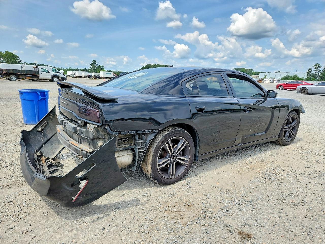 2014 Dodge Charger Sxt Black vin: 2C3CDXJG7EH371802