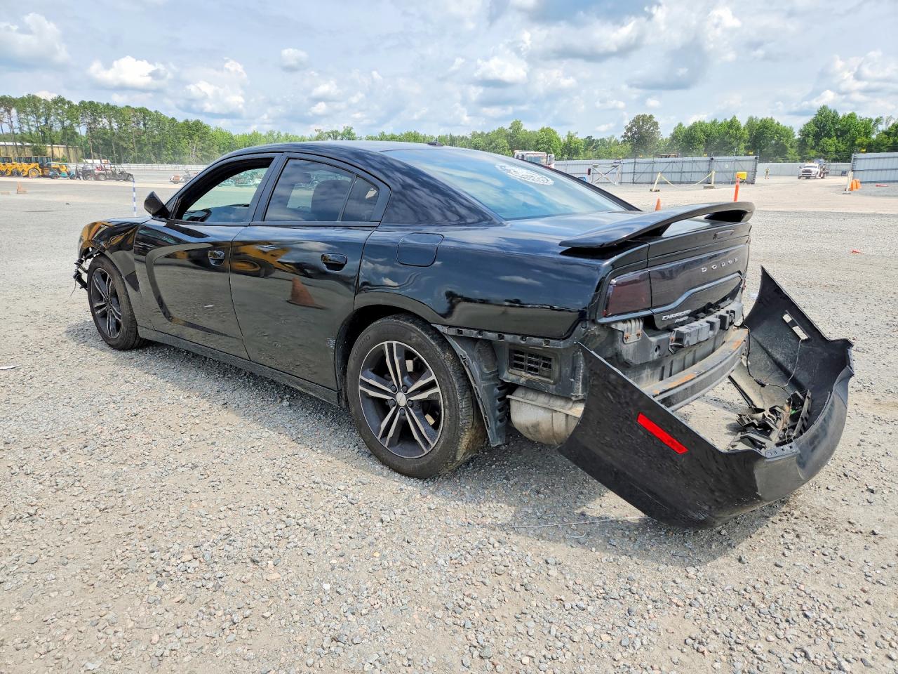 2014 Dodge Charger Sxt Black vin: 2C3CDXJG7EH371802