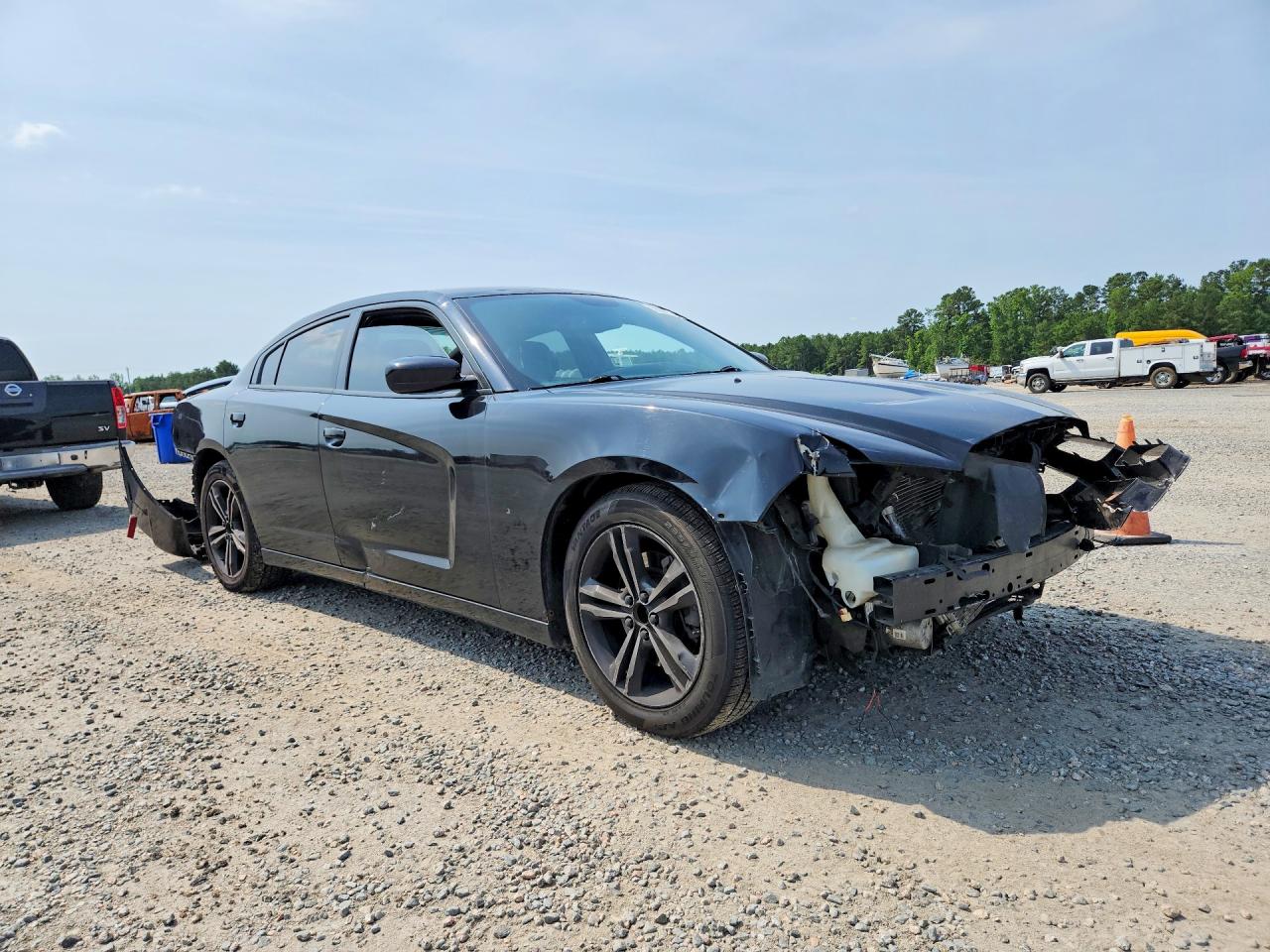 2014 Dodge Charger Sxt Black vin: 2C3CDXJG7EH371802