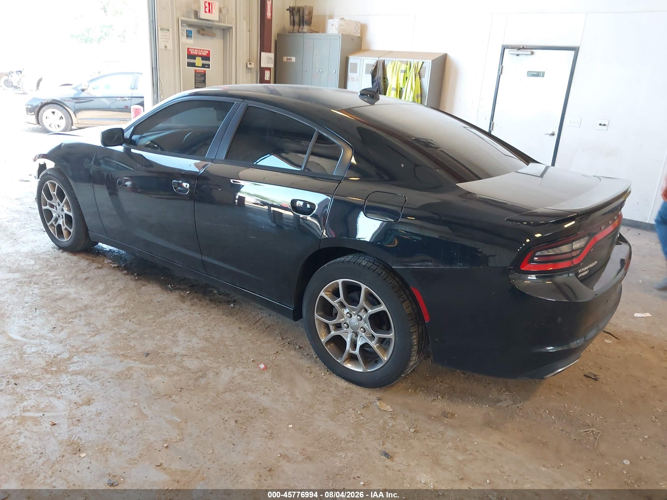 2015 Dodge Charger Sxt Black vin: 2C3CDXJG7FH760151