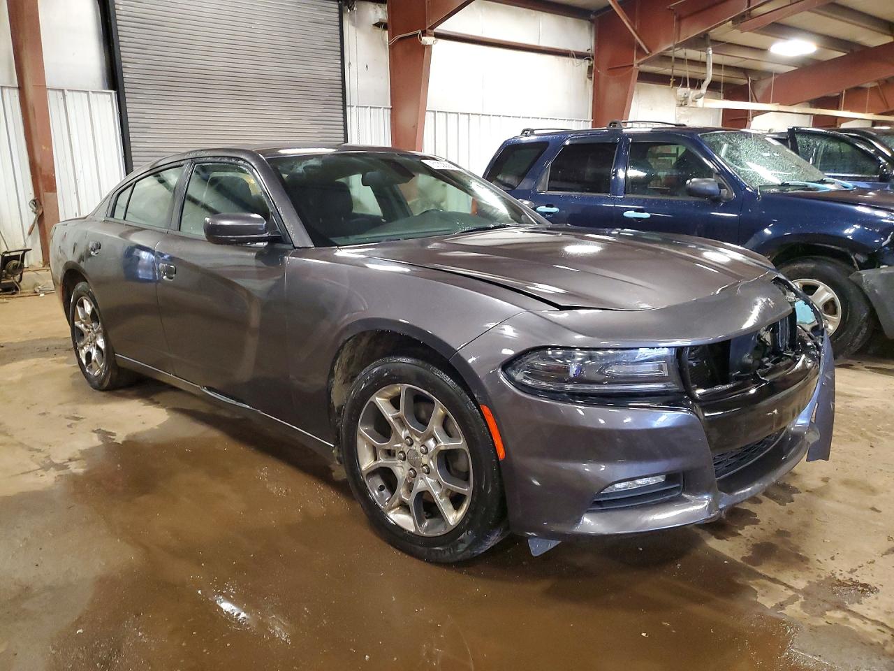 2016 Dodge Charger Sxt Gray vin: 2C3CDXJG7GH189004