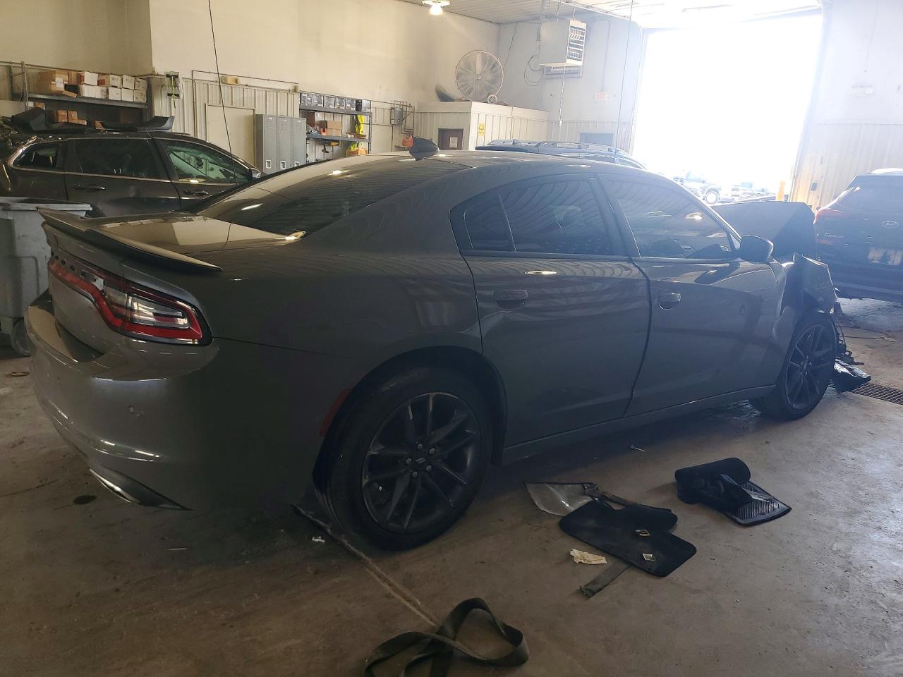 2023 Dodge Charger Sxt Gray vin: 2C3CDXJG7PH646538