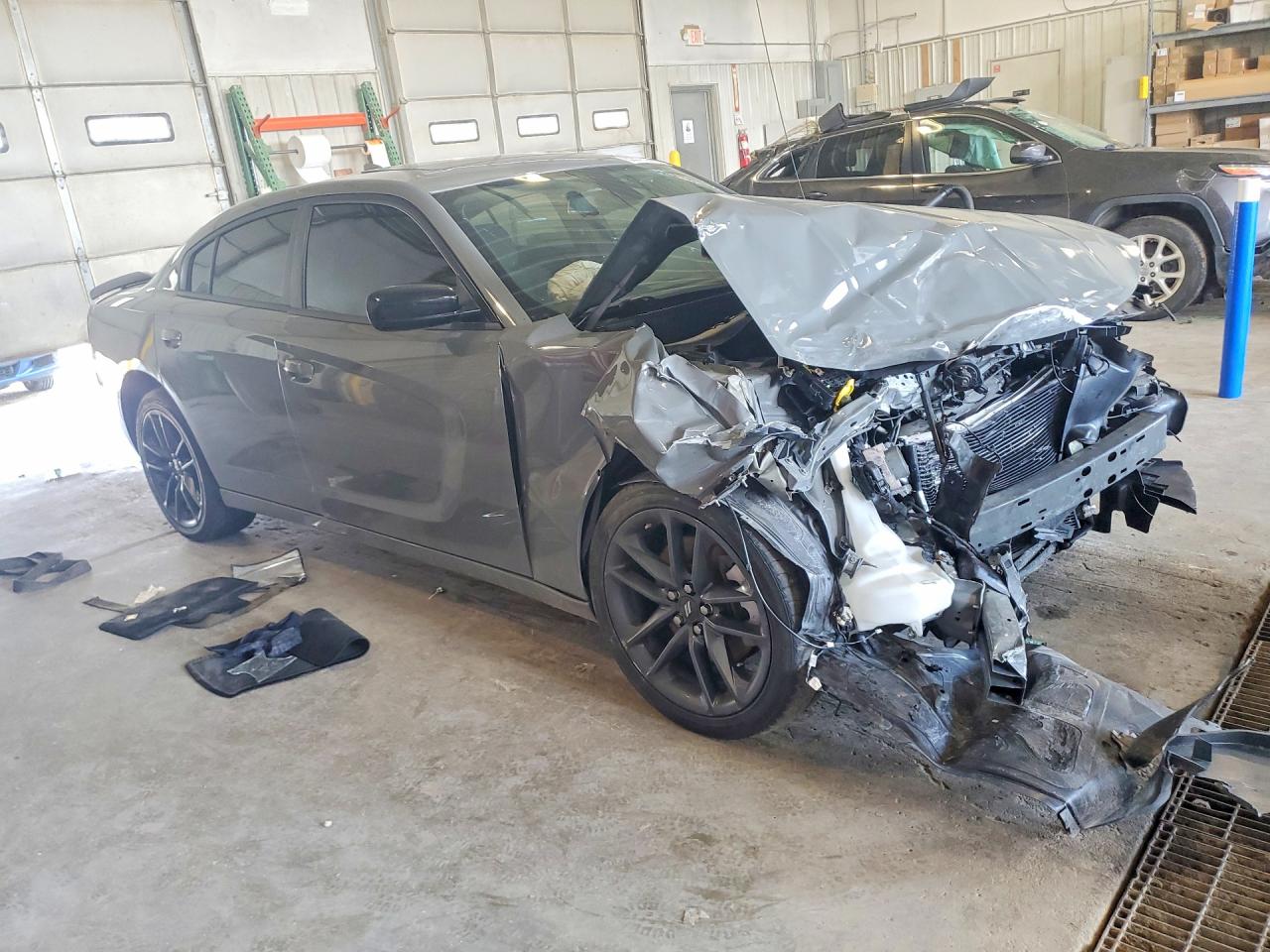 2023 Dodge Charger Sxt Gray vin: 2C3CDXJG7PH646538