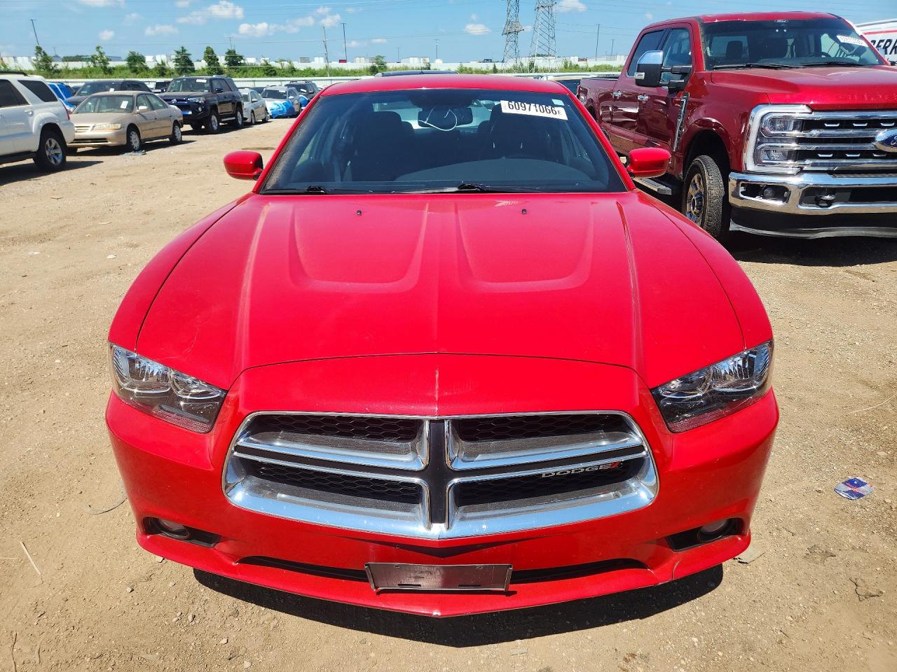 2012 Dodge Charger Sxt Red vin: 2C3CDXJG8CH264237