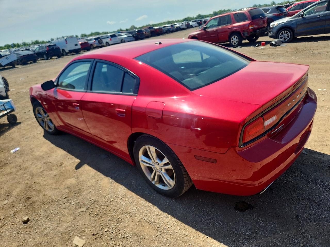 2012 Dodge Charger Sxt Red vin: 2C3CDXJG8CH264237