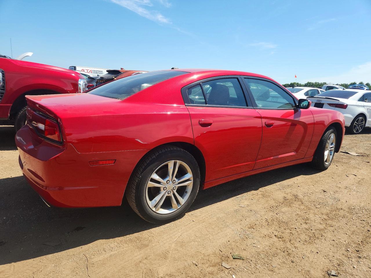 2012 Dodge Charger Sxt Red vin: 2C3CDXJG8CH264237