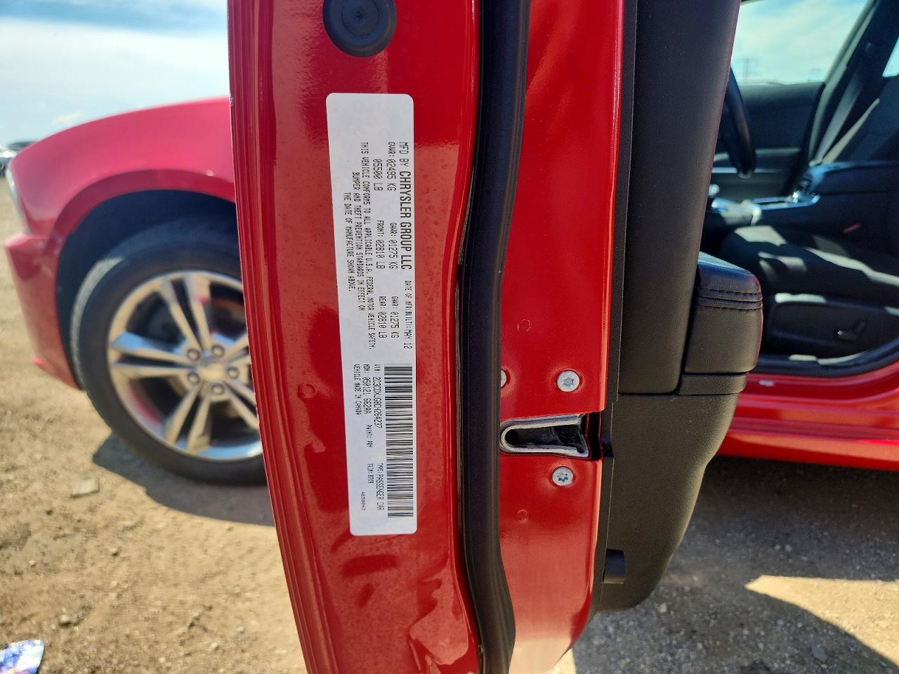 2012 Dodge Charger Sxt Red vin: 2C3CDXJG8CH264237