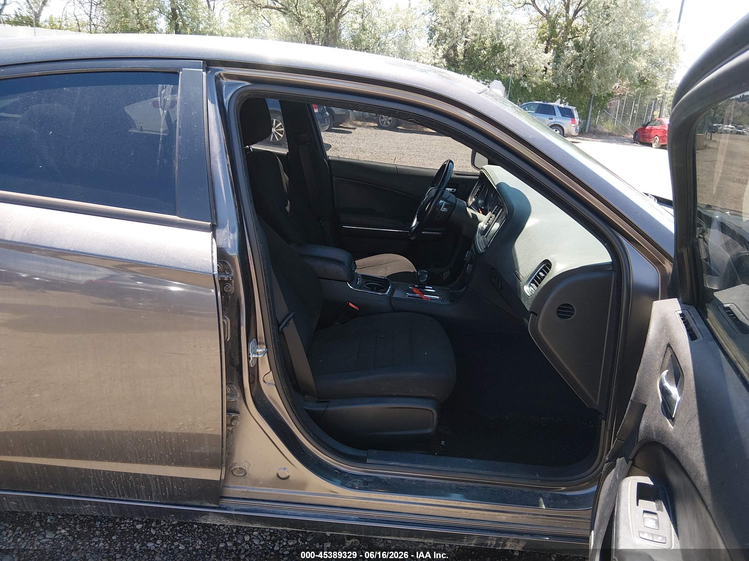 2013 Dodge Charger Sxt Black vin: 2C3CDXJG8DH608151