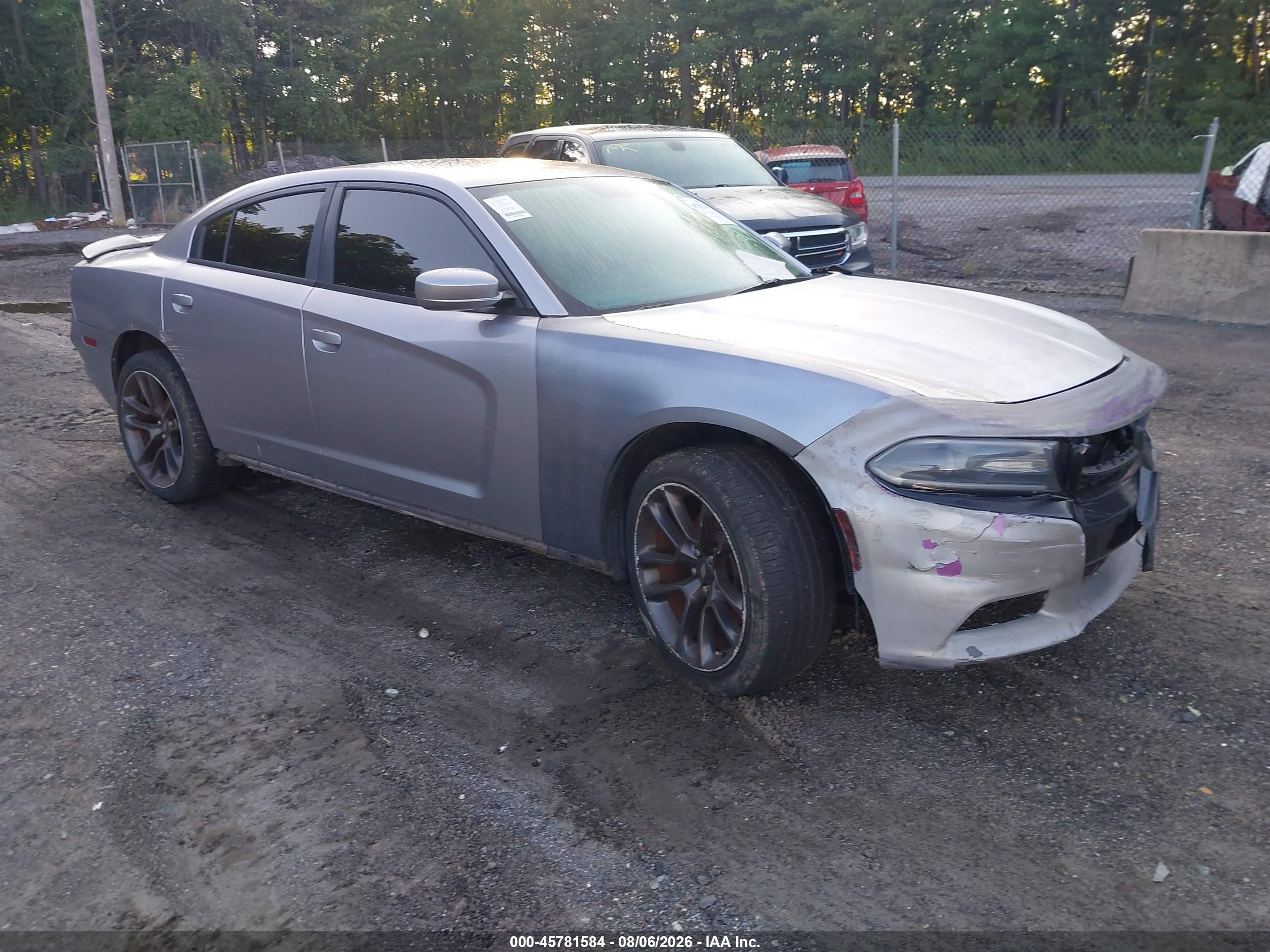 2014 Dodge Charger Sxt Gray vin: 2C3CDXJG8EH199781