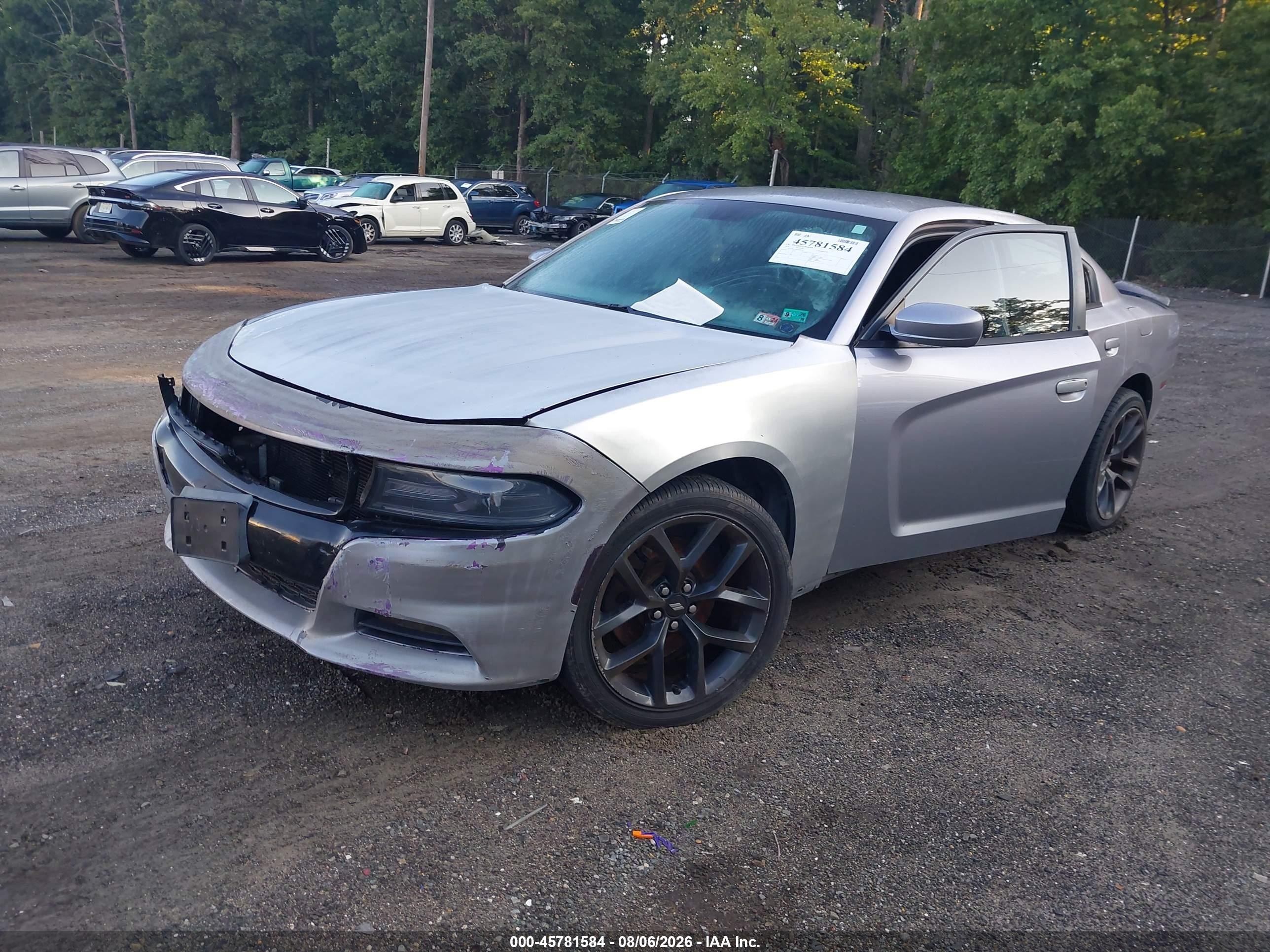 2014 Dodge Charger Sxt Gray vin: 2C3CDXJG8EH199781