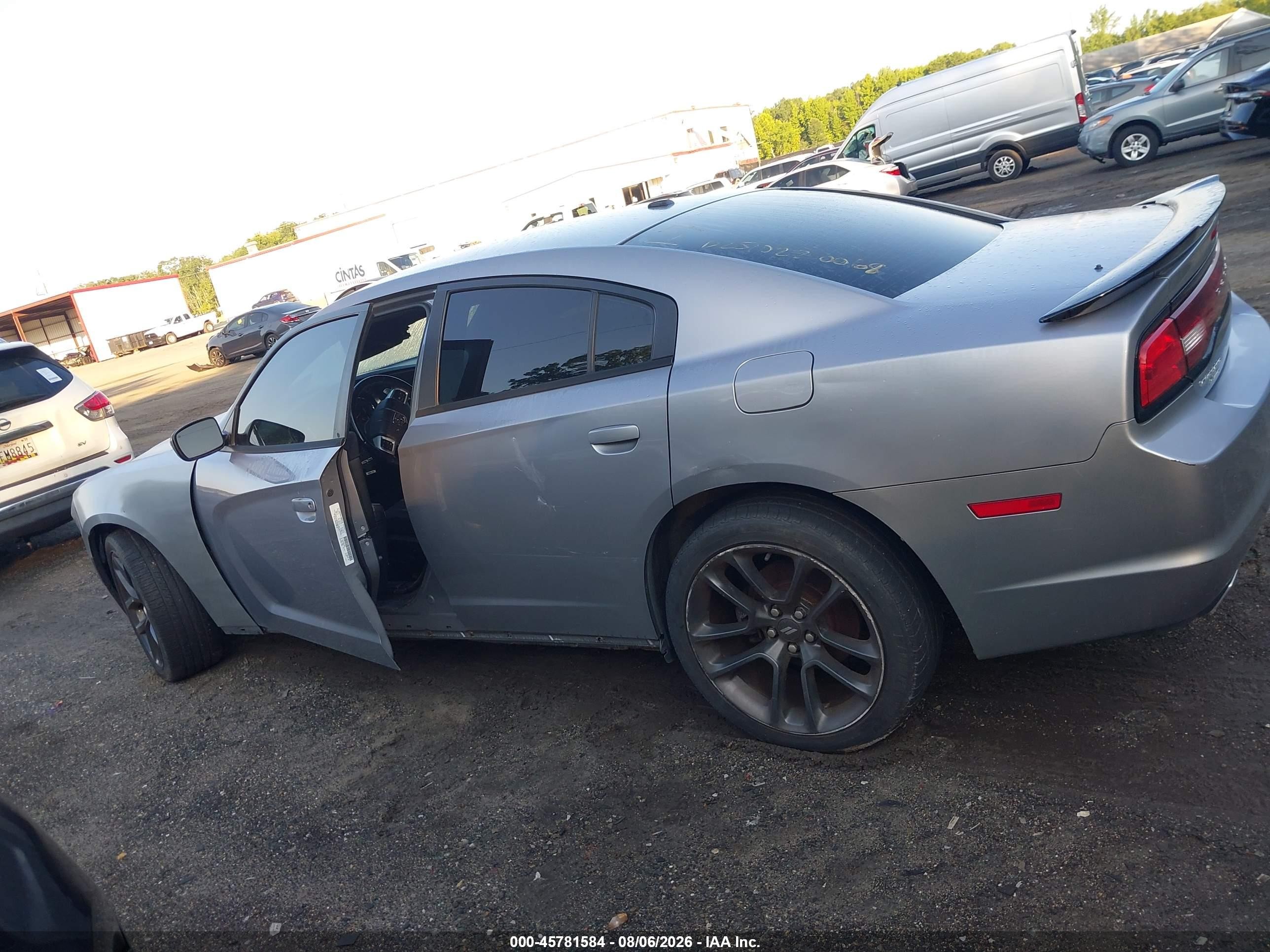 2014 Dodge Charger Sxt Gray vin: 2C3CDXJG8EH199781