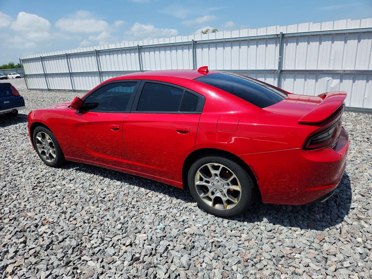 2015 Dodge Charger Sxt Red vin: 2C3CDXJG8FH742385