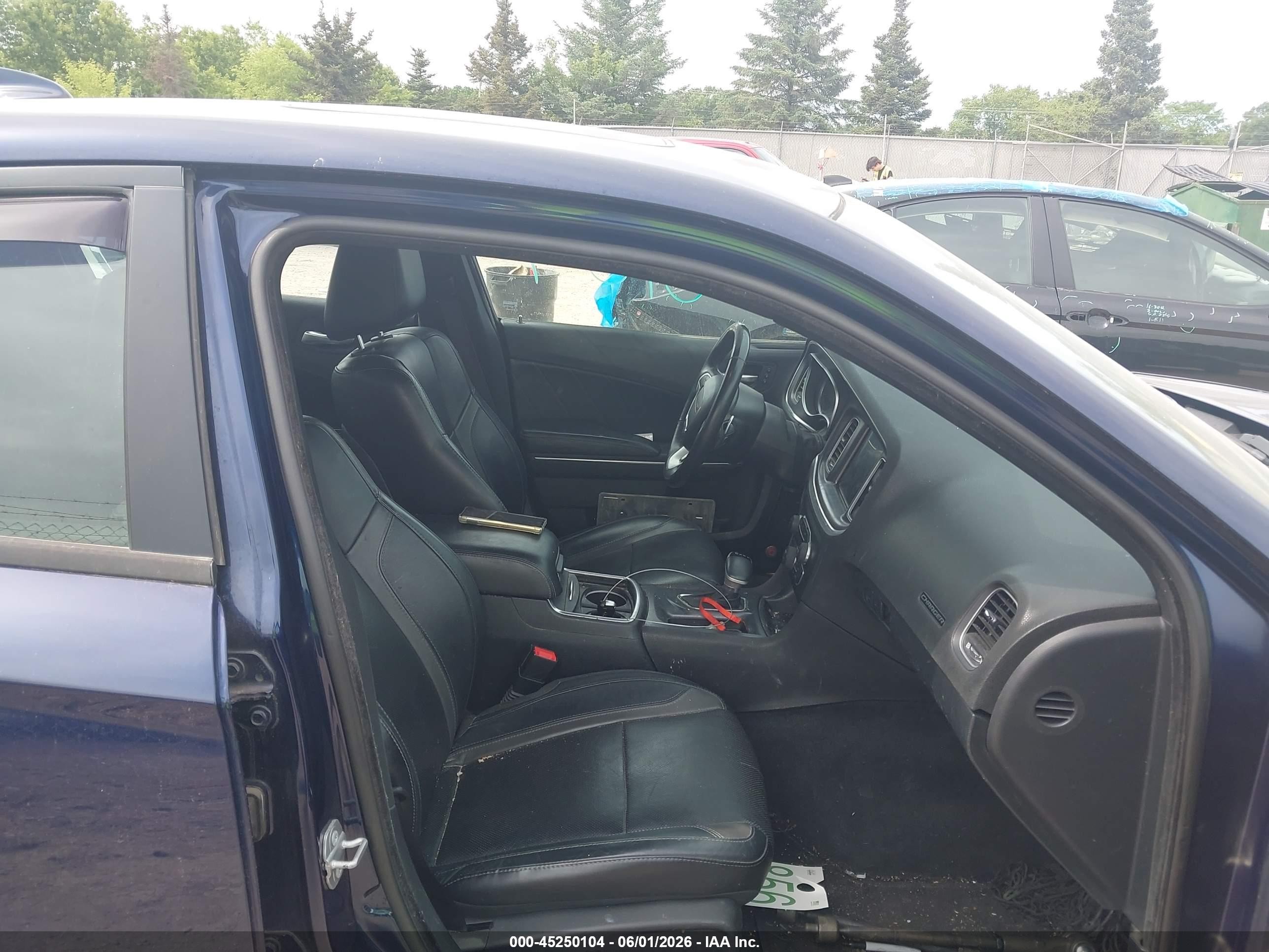 2015 Dodge Charger Sxt Blue vin: 2C3CDXJG8FH746064